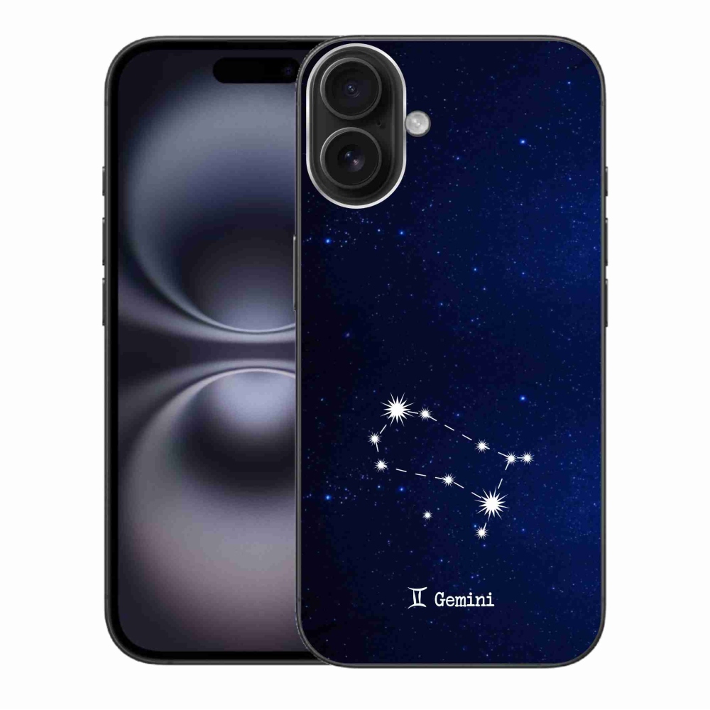 Gélový kryt mmCase na iPhone 16 Plus - súhvezdie Blížencov