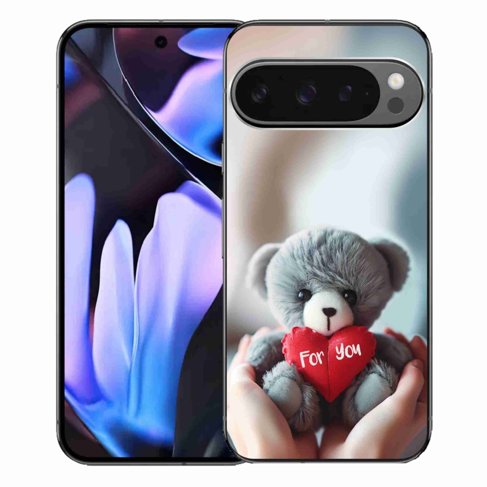 Gélový kryt mmCase na Google Pixel 9 Pro XL - medvedík pre zamilovaných