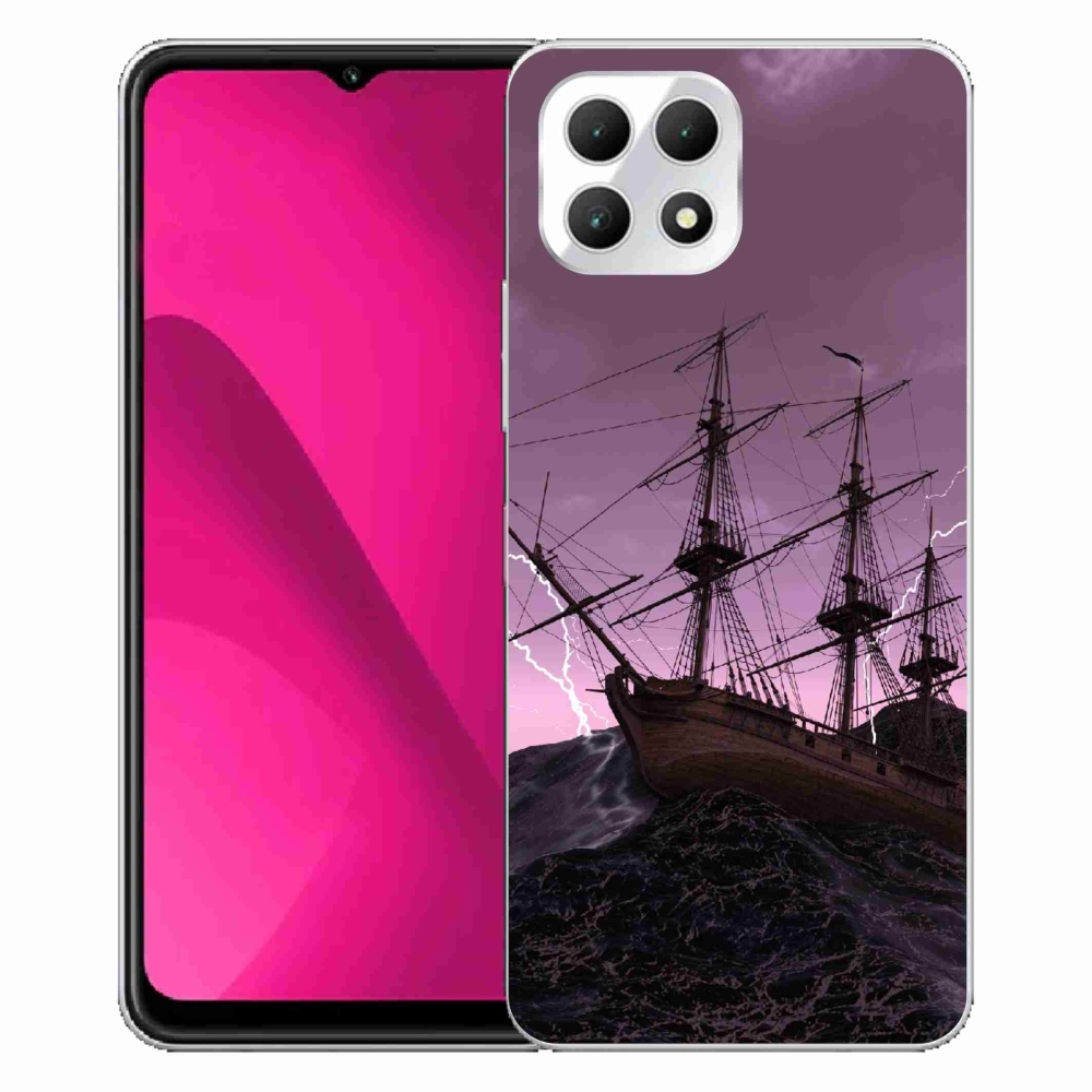 Gélový kryt mmCase na T-Mobile T Phone 2 - loď v búrke
