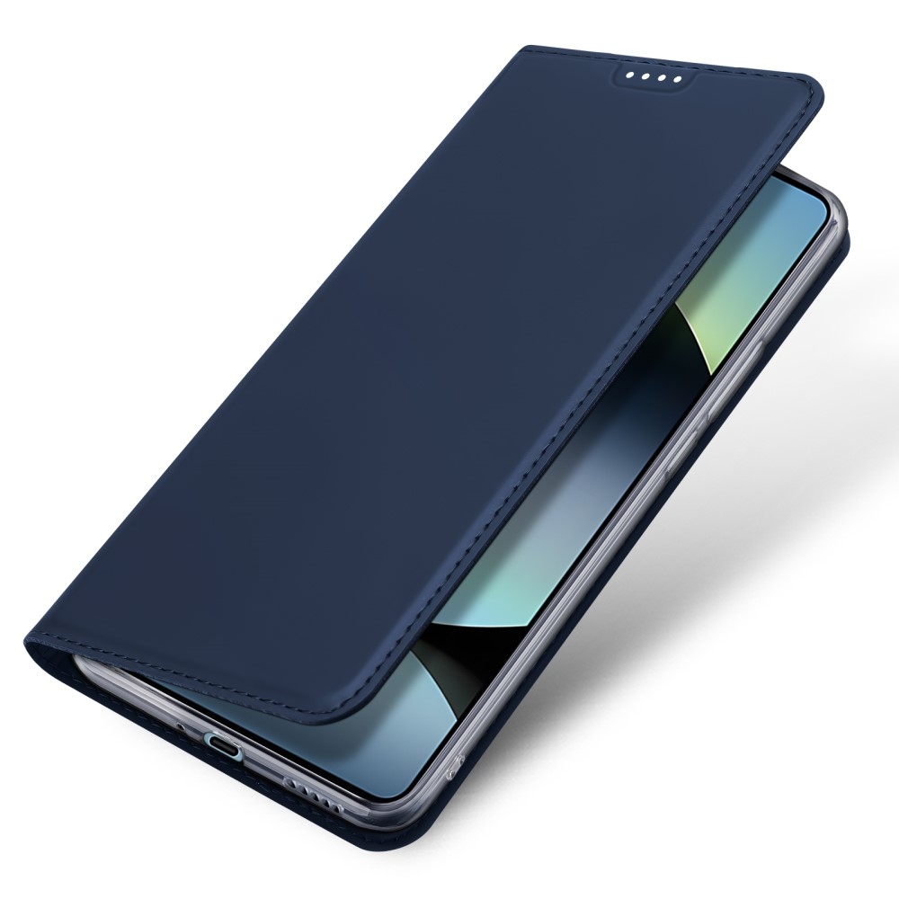 DUX knižkové púzdro na Xiaomi Redmi Note 14S - tmavomodré