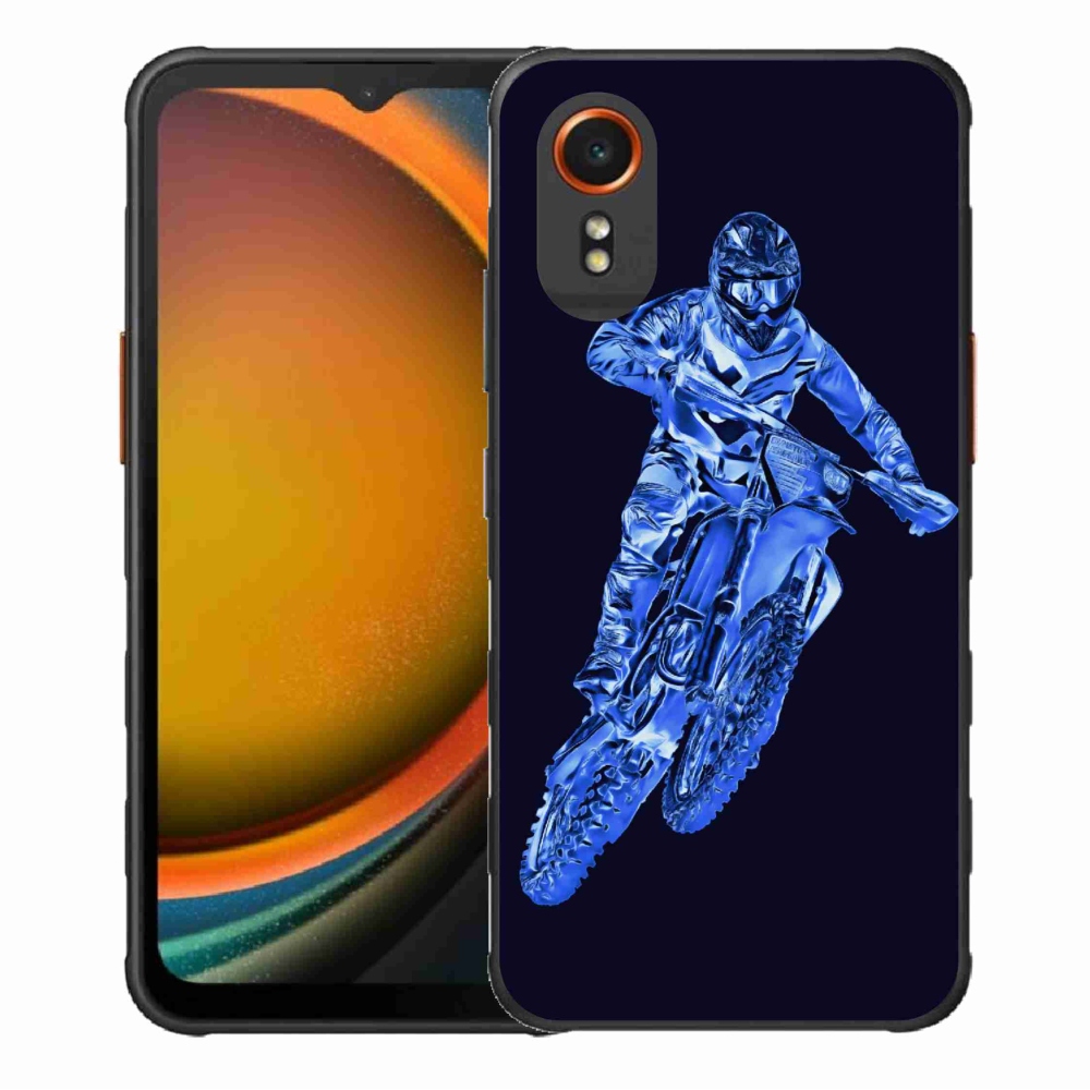 Gélový kryt mmCase na Samsung Galaxy Xcover 7 - motocross 1