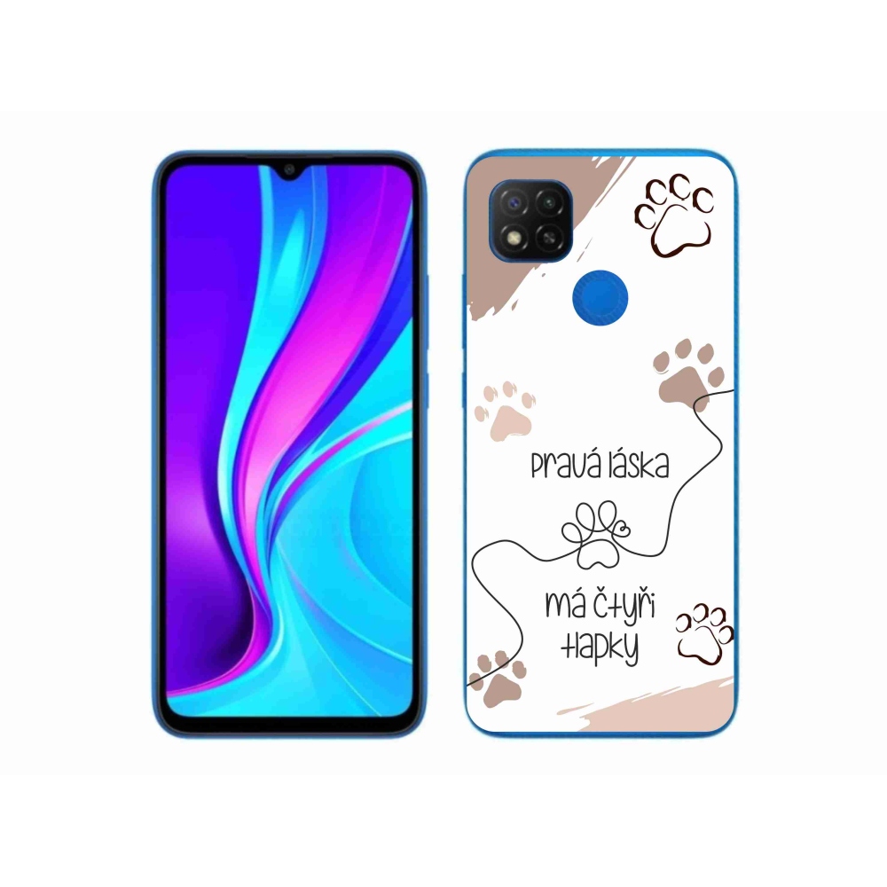 Gélový kryt mmCase na Xiaomi Redmi 9C - psí motív 1 biele pozadie