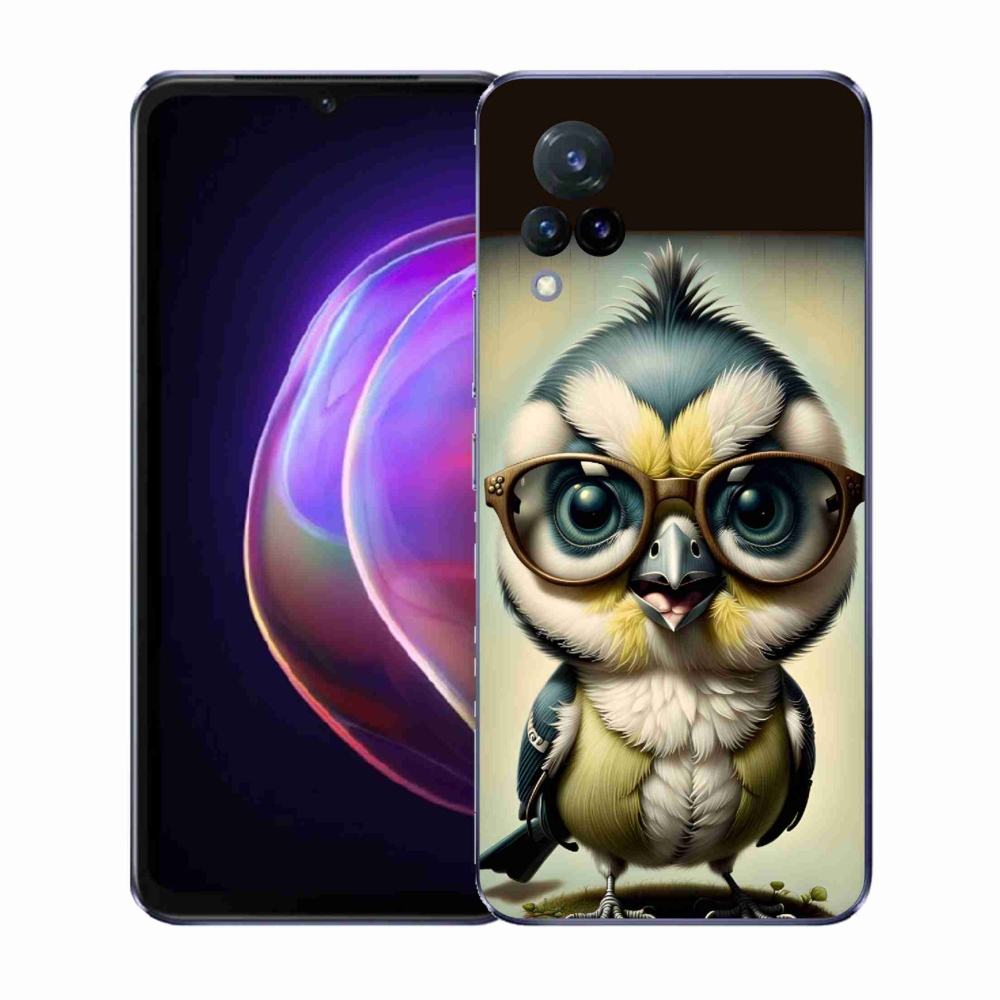 Gélový kryt mmCase na Vivo V21 4G/5G - mláďa s okuliarmi