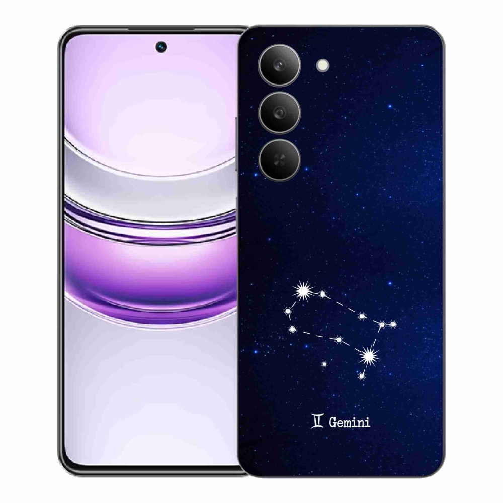 Gélový kryt mmCase na Realme 14x 5G - súhvezdie Blížencov