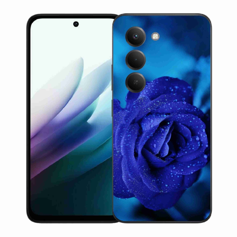 Gélový kryt mmCase na Xiaomi Redmi 15 4G/5G (171mm) - modrá ruža