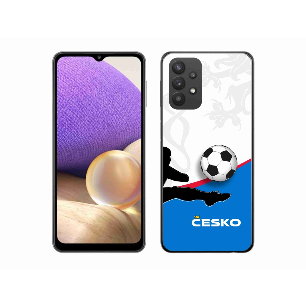 Gélový kryt mmCase na Samsung Galaxy A32 5G - futbal Česko 3