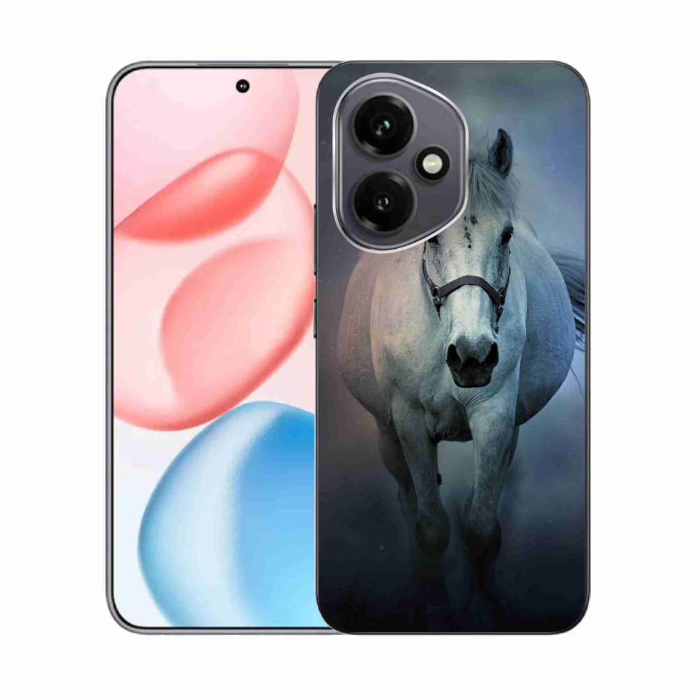 Gélový kryt mmCase na Honor 400 - bežiaci biely kôň