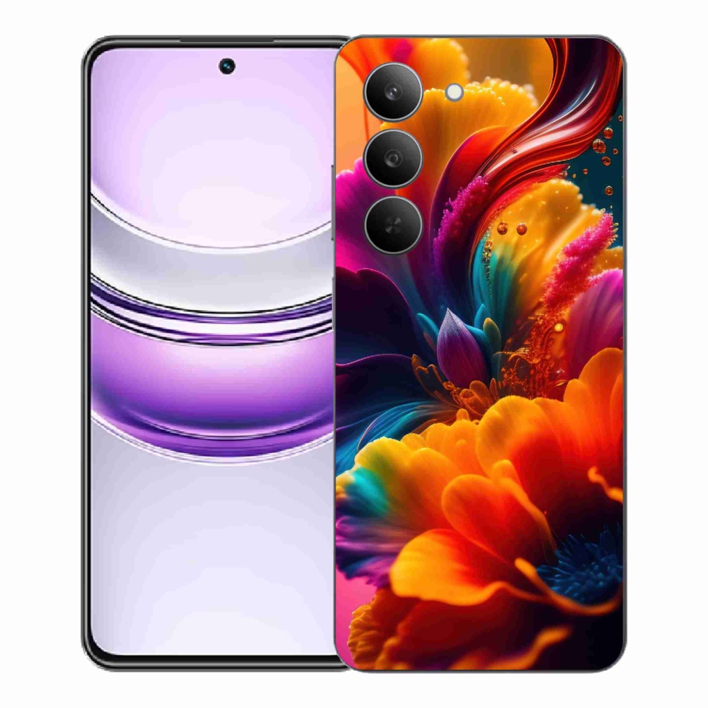 Gélový kryt mmCase na Realme 14x 5G - abstraktný motív 2