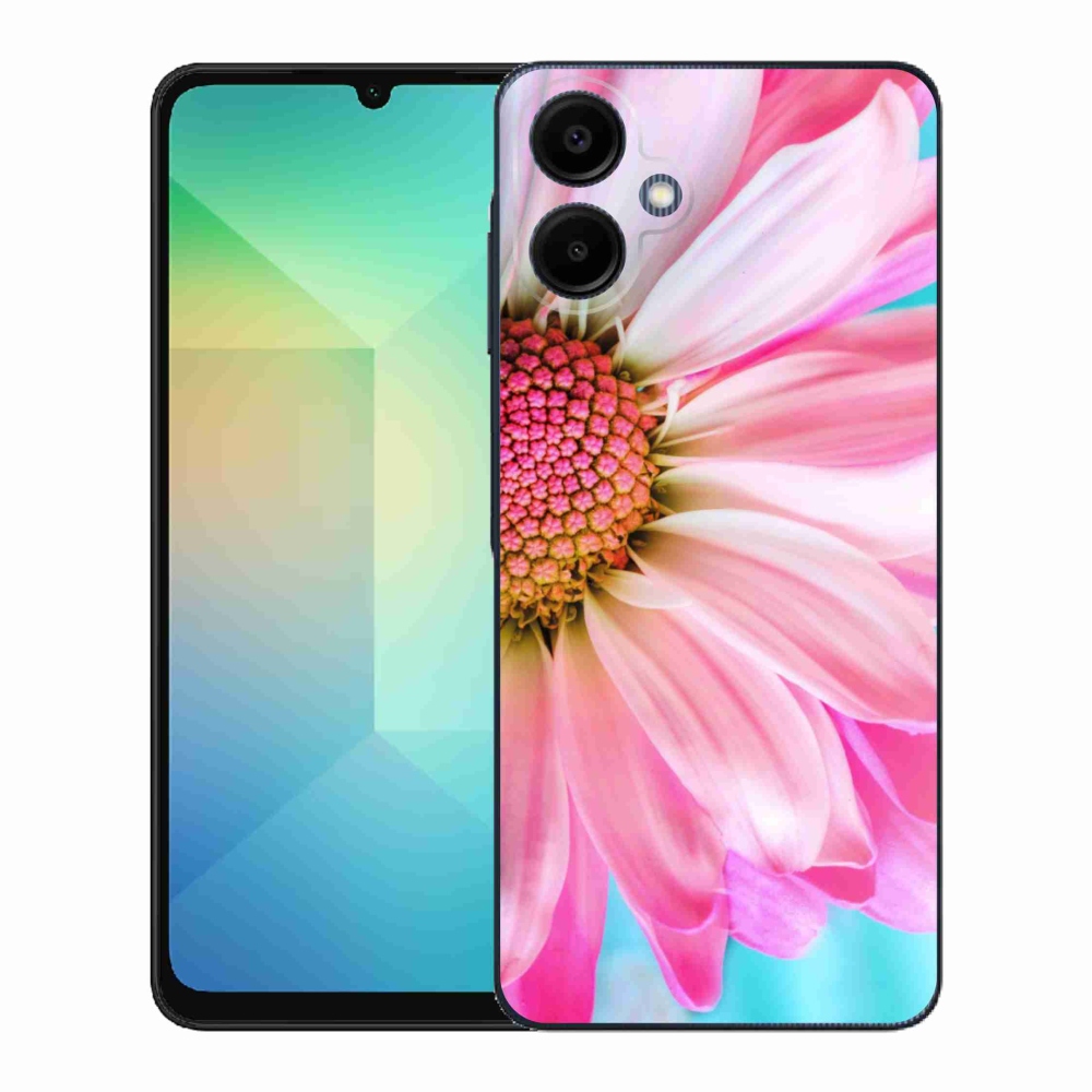 Gélový kryt mmCase na Samsung Galaxy A06 4G - ružová kvetina