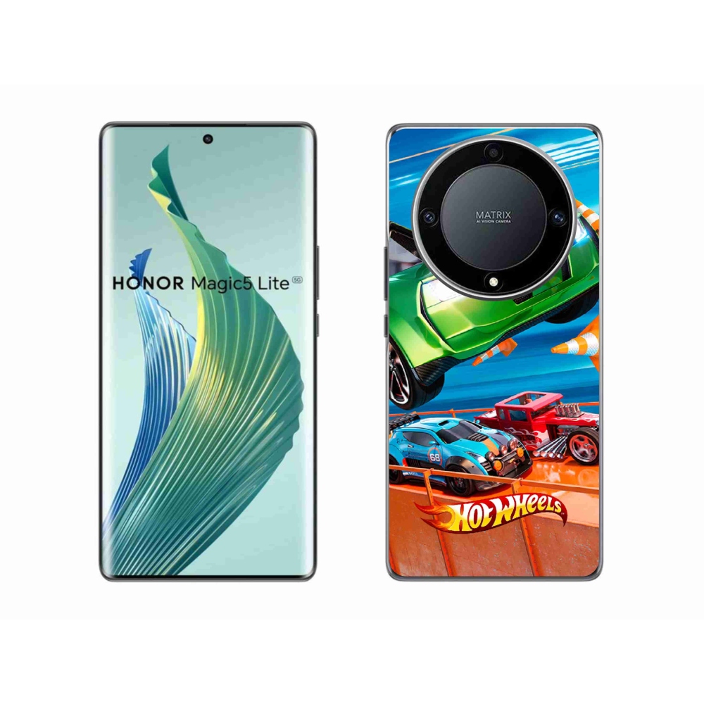 Gélový kryt mmCase na Honor Magic 5 Lite 5G - hot wheels 1