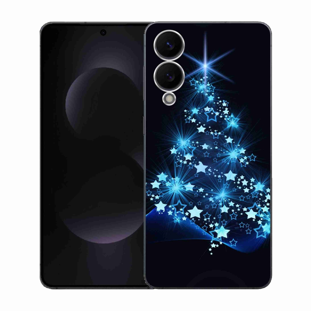 Gélový kryt mmCase na Samsung Galaxy S25 Edge - vianočný stromček