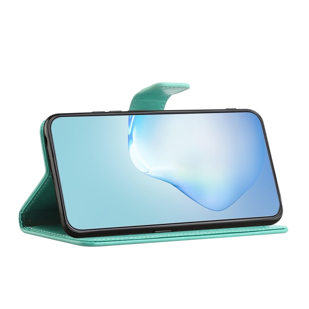 Tree knižkové púzdro na Samsung Galaxy S25 Edge - modrozelené