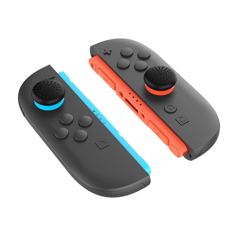 iPega SW2026B Silikónové Krytky Ovládacích Páčok JoyCon Ovládače pre Nintendo Switch 2 6ks Black