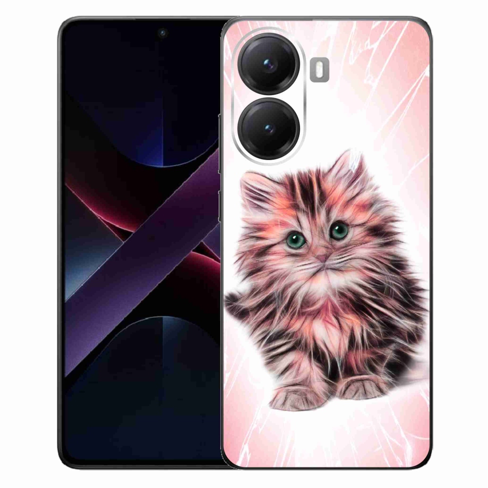 Gélový kryt mmCase na Xiaomi Poco X7 Pro 5G - roztomilé mačiatko