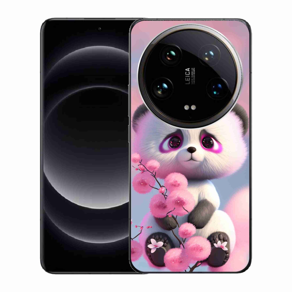 Gélový kryt mmCase na Xiaomi 14 Ultra - roztomilá panda 1