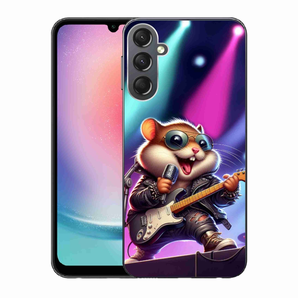 Gélový kryt mmCase na Samsung Galaxy A24 - škrečok rocker