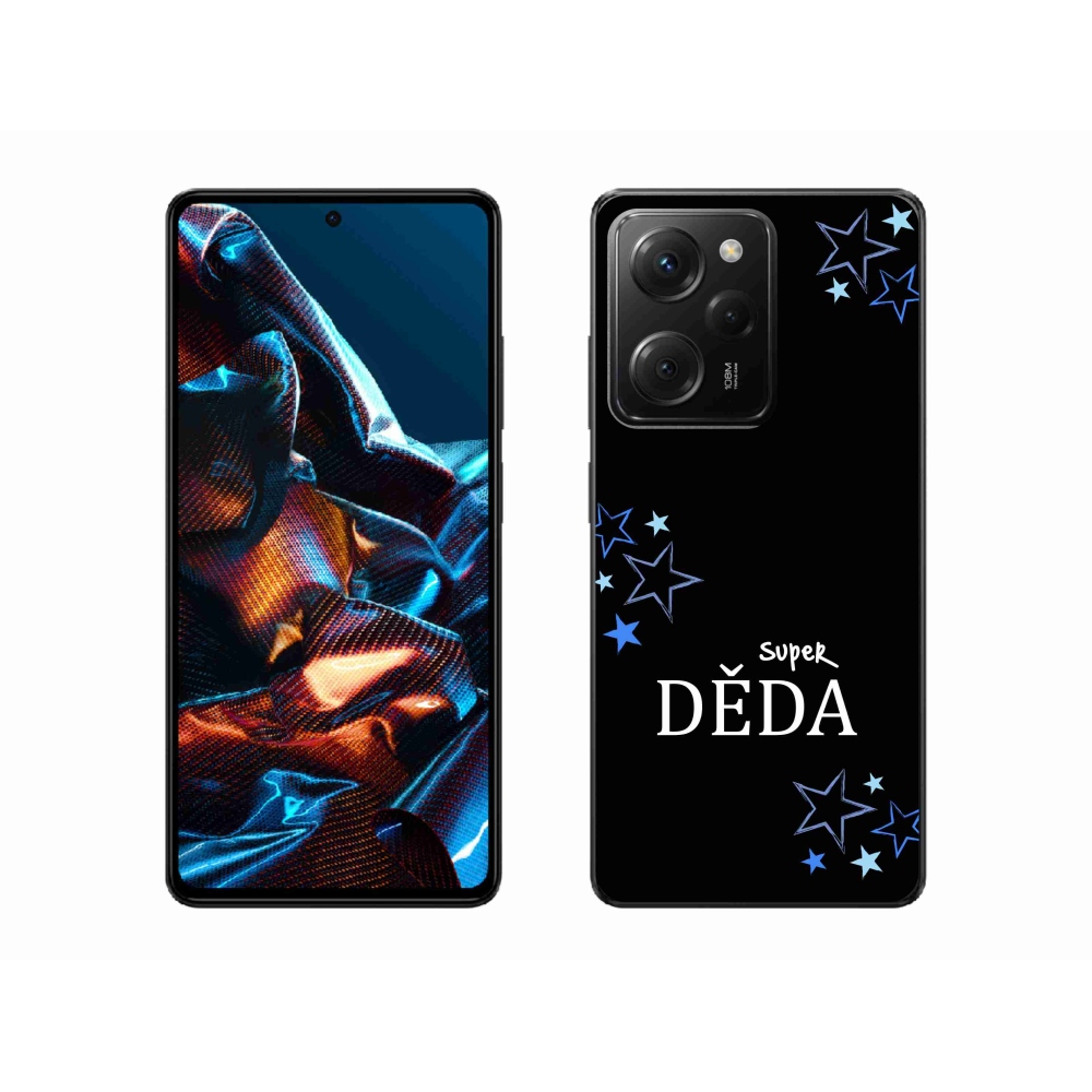 Gélový kryt mmCase na Xiaomi Poco X5 Pro 5G - super dedo čierne pozadie