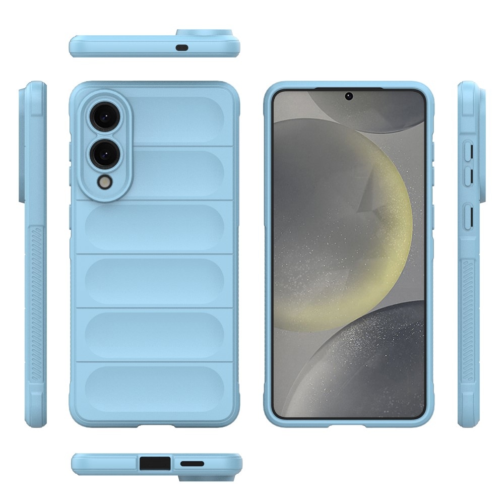 Rugg odolný gélový obal na Samsung Galaxy S25 Edge - svetlomodrý