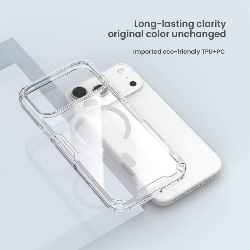 Nillkin Nature TPU PRO Magnetický kryt pre Apple iPhone 17 Pro Max Transparent