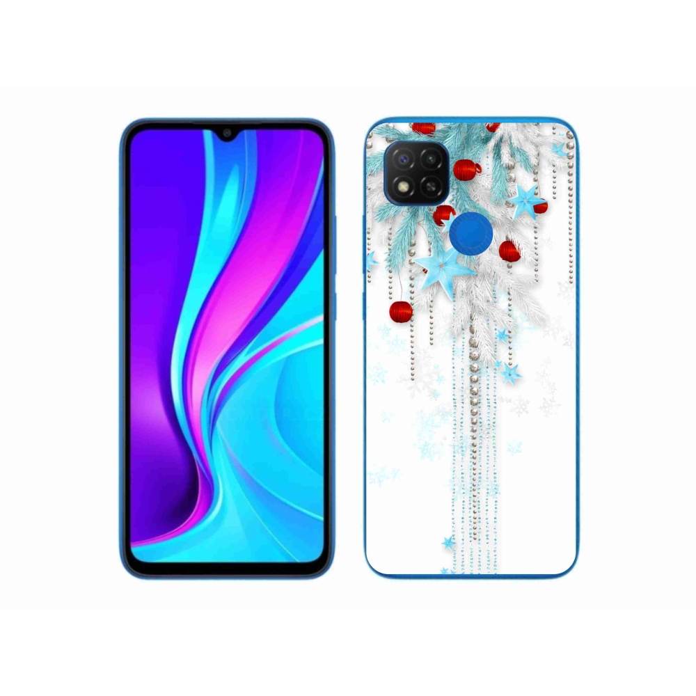 Gélový kryt mmCase na Xiaomi Redmi 9C - vianočné ozdoby