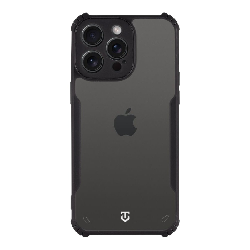 Tactical Quantum Stealth Kryt pre Apple iPhone 15 Pro Max Clear/Black