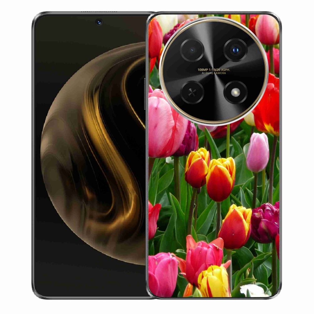 Gélový kryt mmCase na Huawei Nova 12i - tulipány