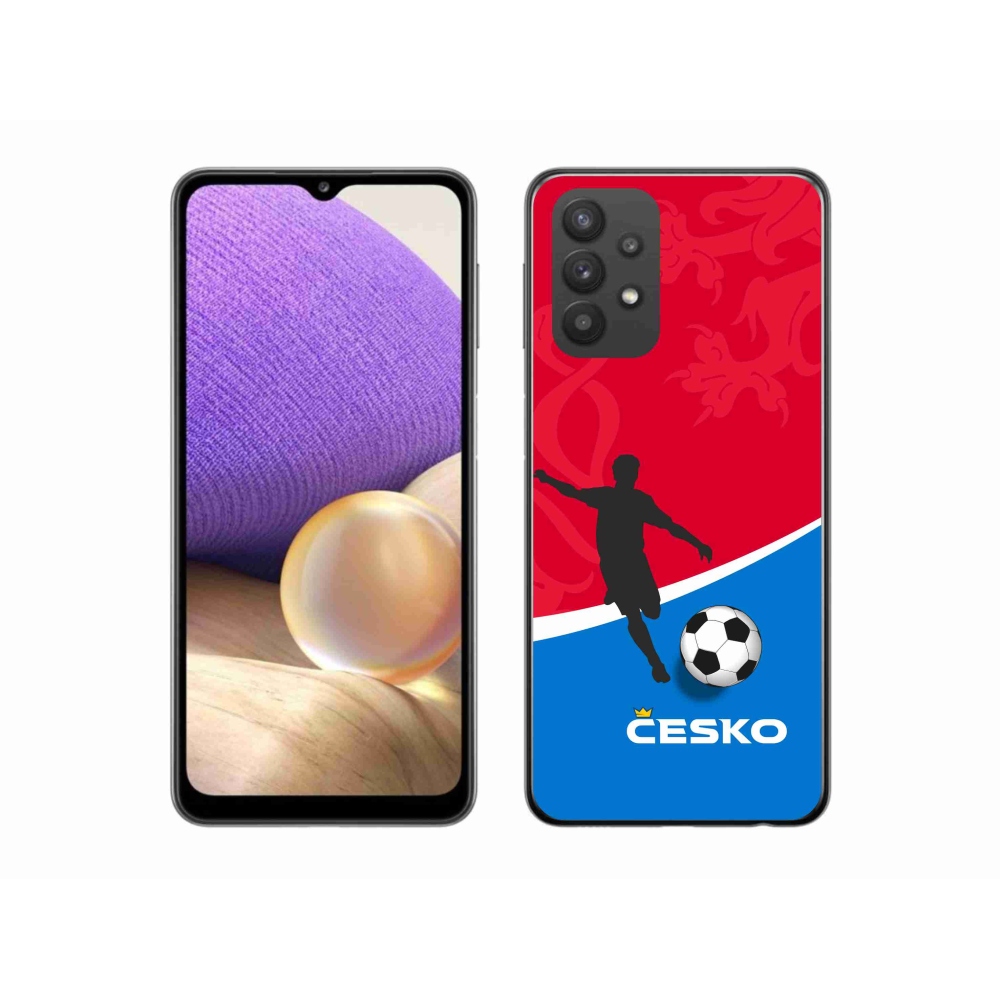 Gélový kryt mmCase na Samsung Galaxy A32 5G - futbal Česko