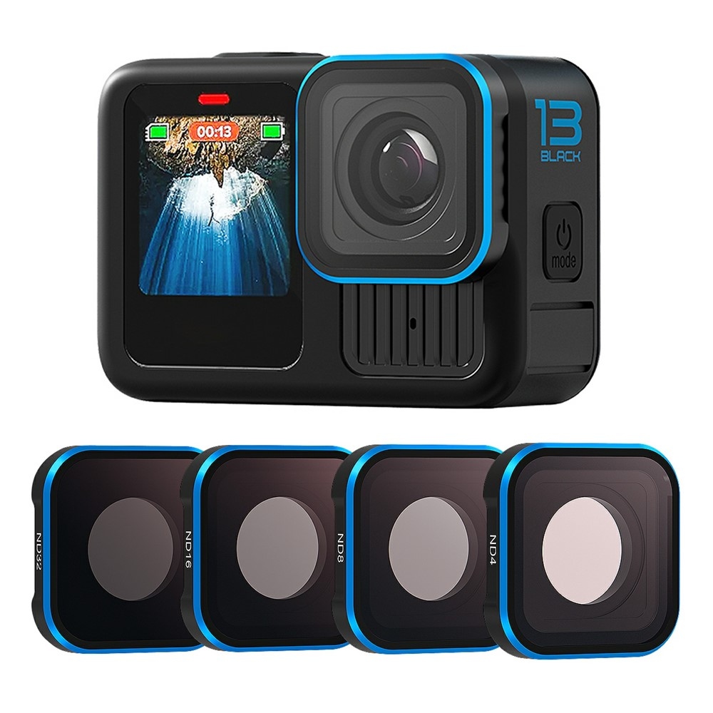 AMAGISN ND filtre sada 4 ks pre GoPro Hero 13/12/11/10/9