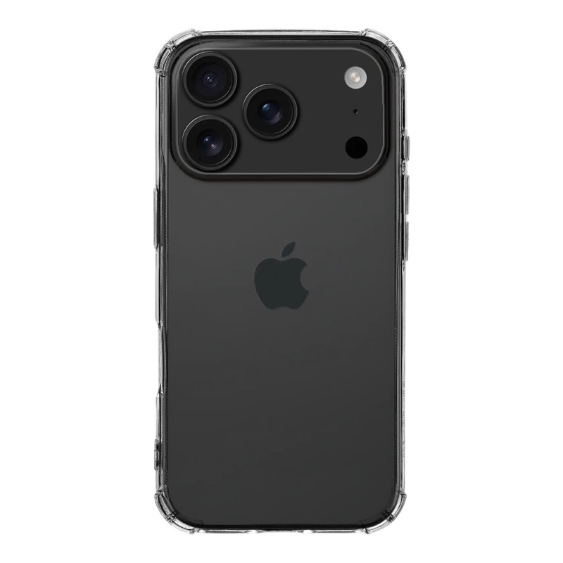 Taktický kryt TPU Plyo pre Apple iPhone 17 Pro Transparent