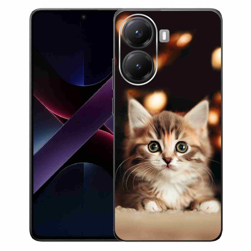 Gélový kryt mmCase na Xiaomi Poco X7 Pro 5G - roztomilé mačiatko 2