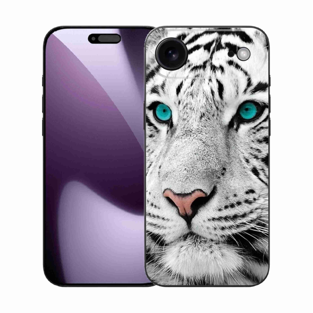 Gélový kryt mmCase na iPhone 17 Air - biely tiger
