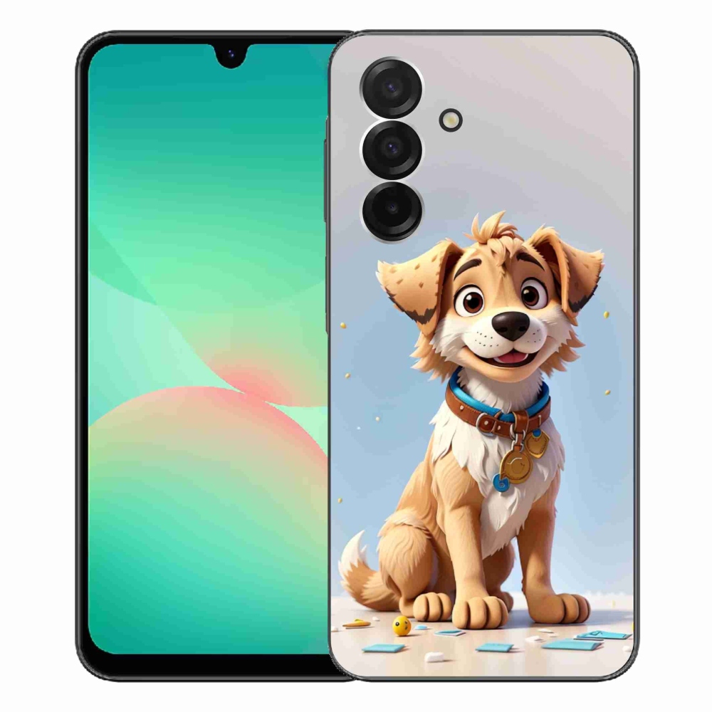 Gélový kryt mmCase na Samsung Galaxy A26 5G - kreslené šteňa