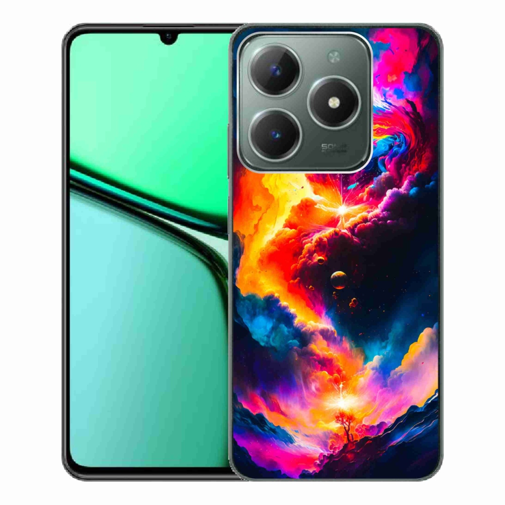 Gélový kryt mmCase na Realme C61 - abstraktný motív