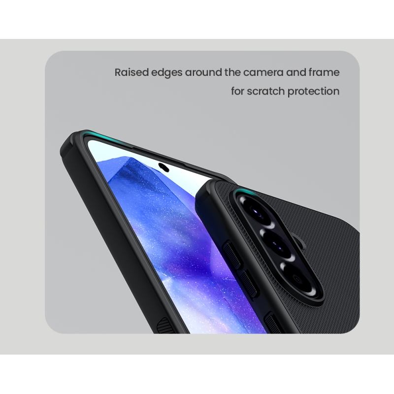 Nillkin Super Frosted PRO Magnetic Zadný Kryt pre Samsung Galaxy A56 5G Black
