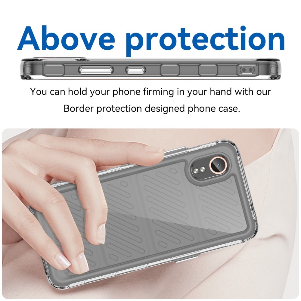 Gélový obal s pevným chrbtom na Samsung Galaxy Xcover 7 - priehľadný