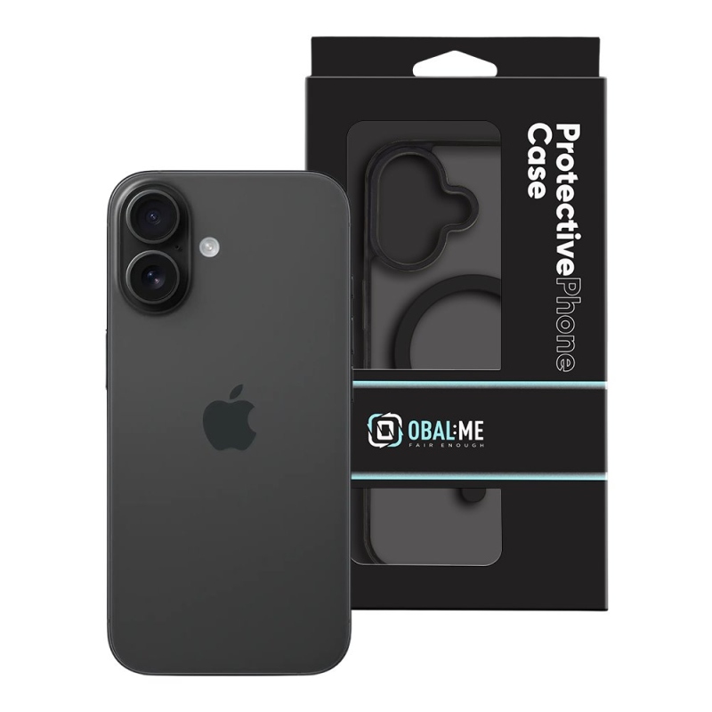 COVER:ME MagNetix Outline Cover pre Apple iPhone 16 Black