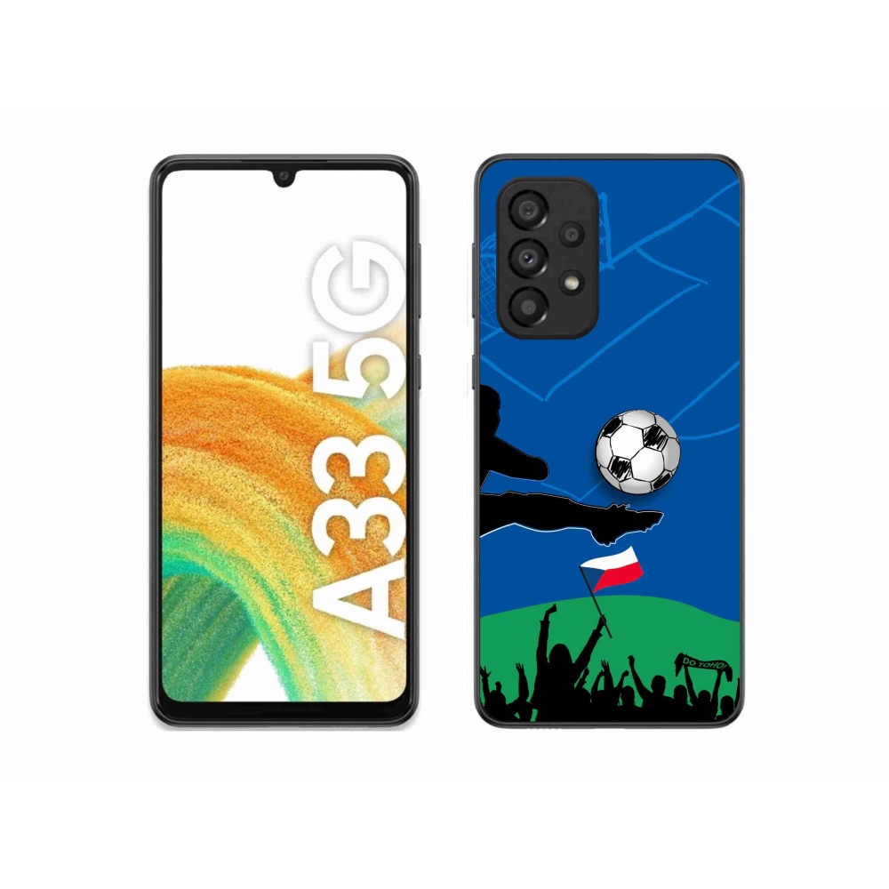 Gélový kryt mmCase na Samsung Galaxy A33 5G - fanúšikovia futbalu