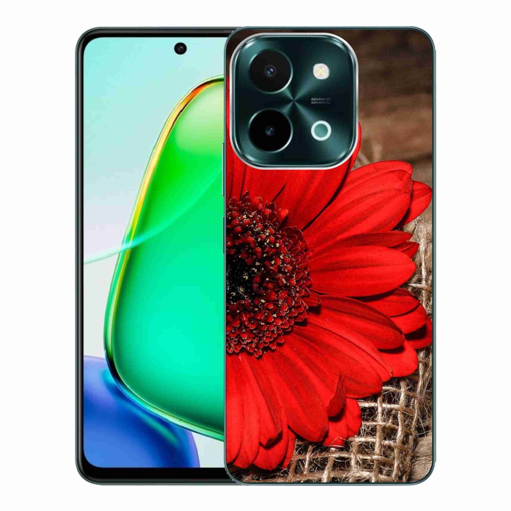 Gélový kryt mmCase na Vivo Y28 - gerbera