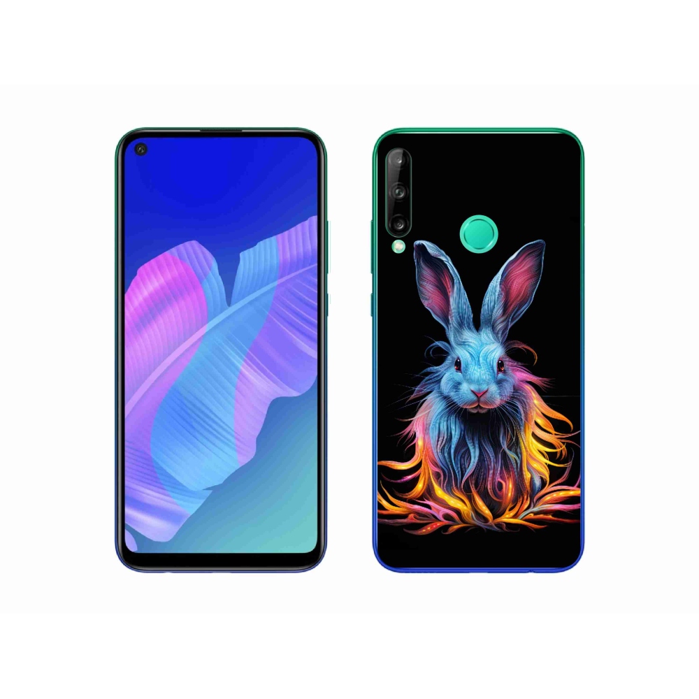 Gelový kryt mmCase na Huawei P40 Lite E - abstraktní zajíc