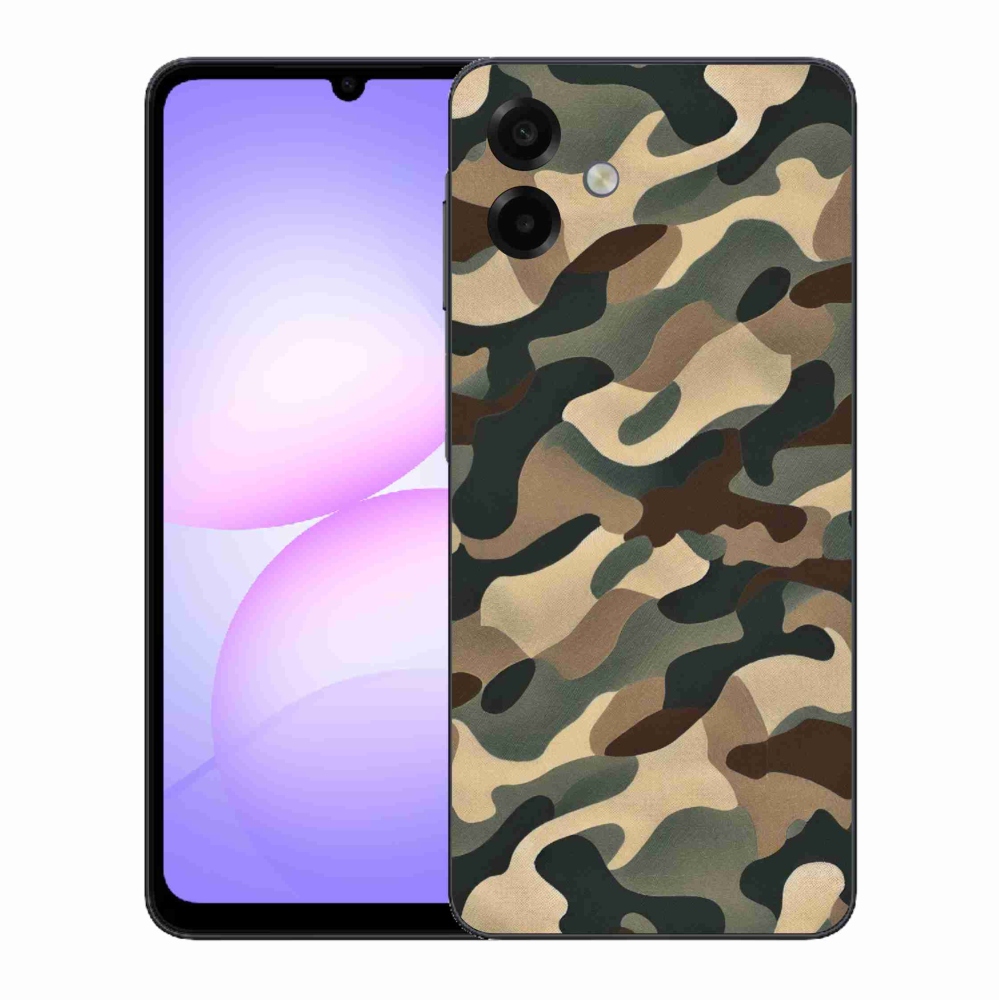 Gélový kryt mmCase na Samsung Galaxy A07 4G - maskáčový vzor 11