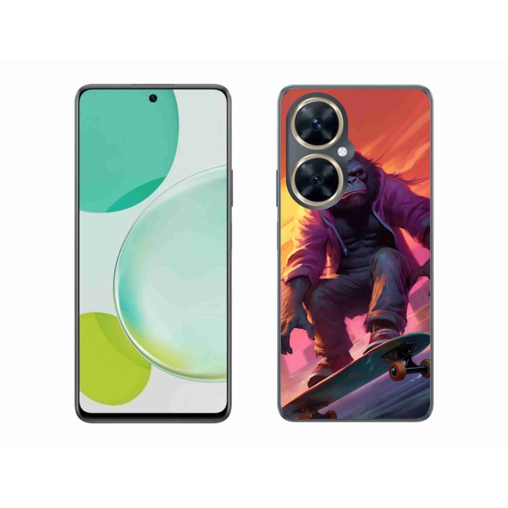 Gélový kryt mmCase na Huawei Nova 11i - gorila na skateboarde