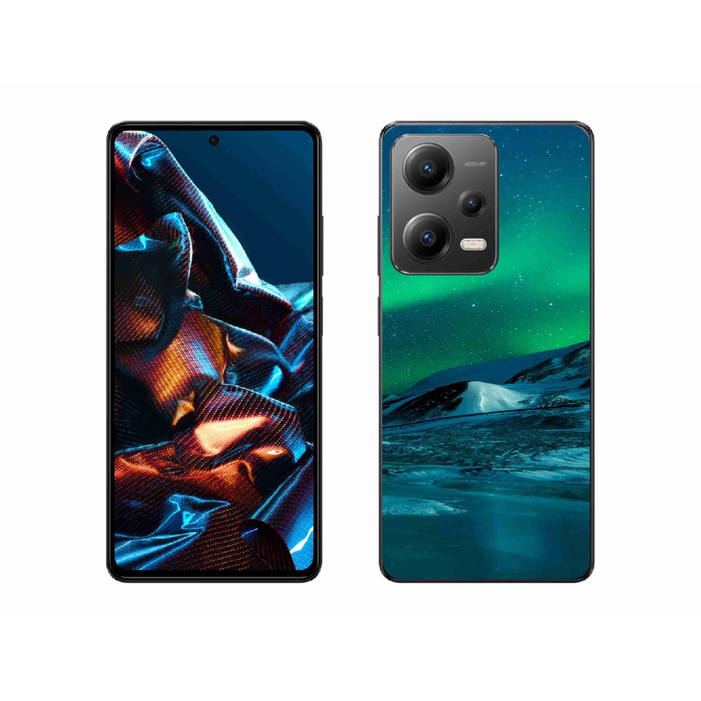 Gélový kryt mmCase na mobil Xiaomi Redmi Note 12 Pro 5G - polárna žiara