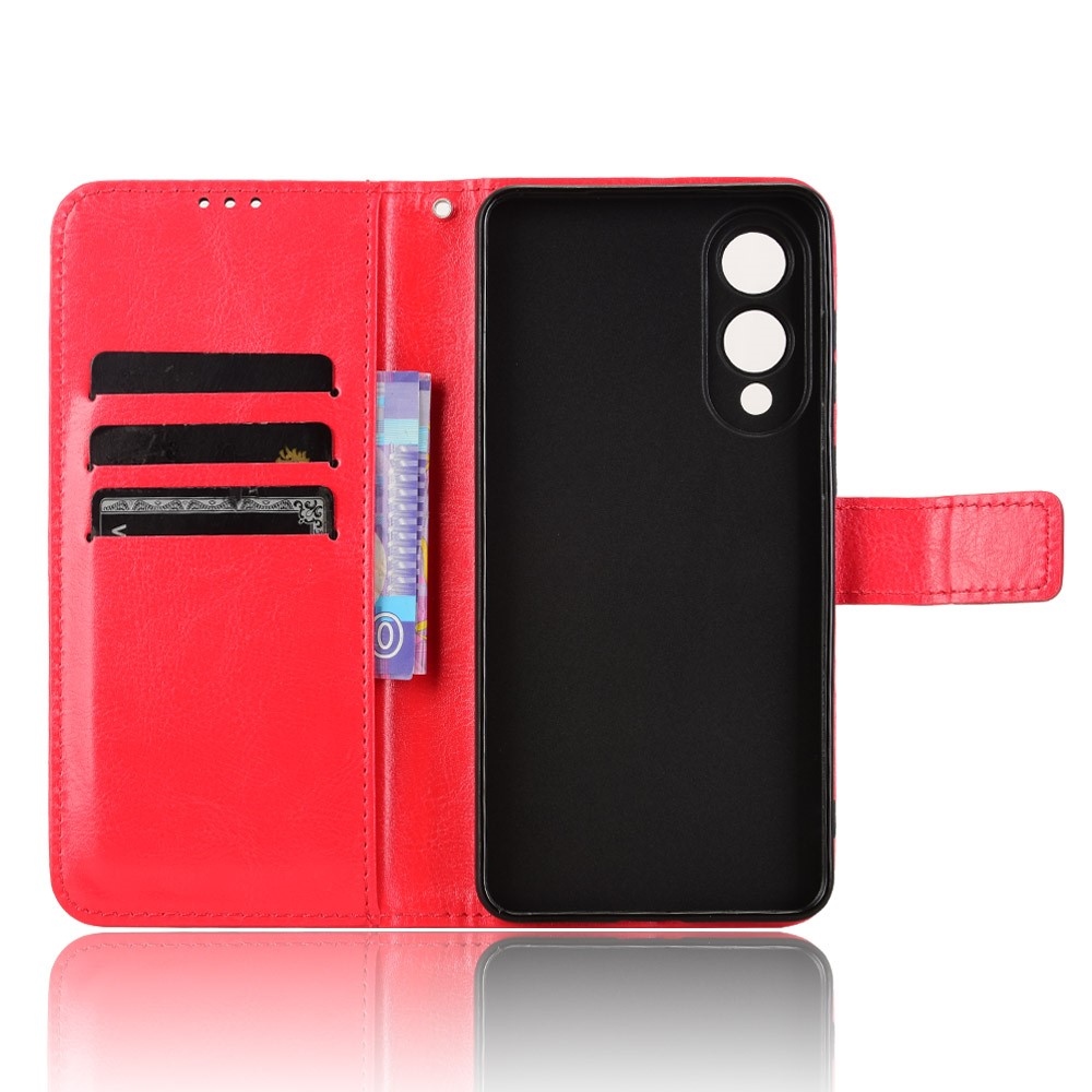 Crazy knižkové púzdro na Samsung Galaxy S25 Edge - červené