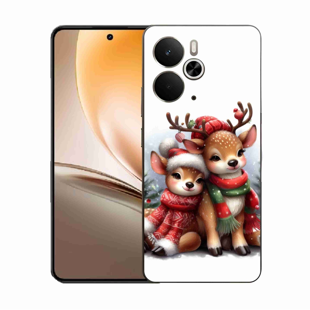 Gélový kryt mmCase na Realme 14 5G - vianočné soby