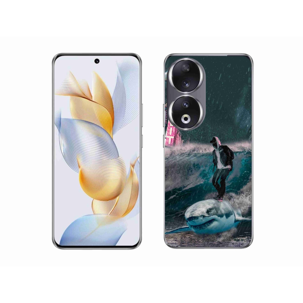 Gélový kryt mmCase na Honor 90 - žralok