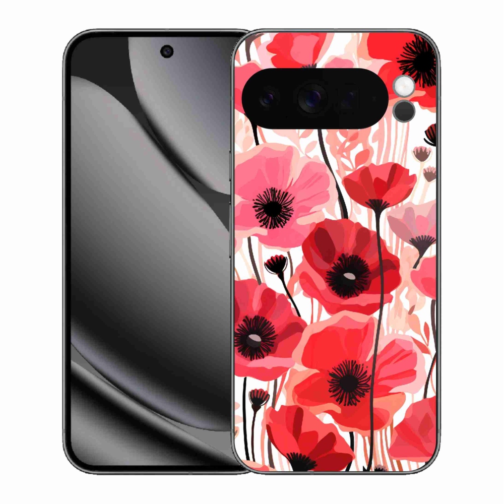 Gélový kryt mmCase na Google Pixel 10 Pro XL - vlčí mak 1