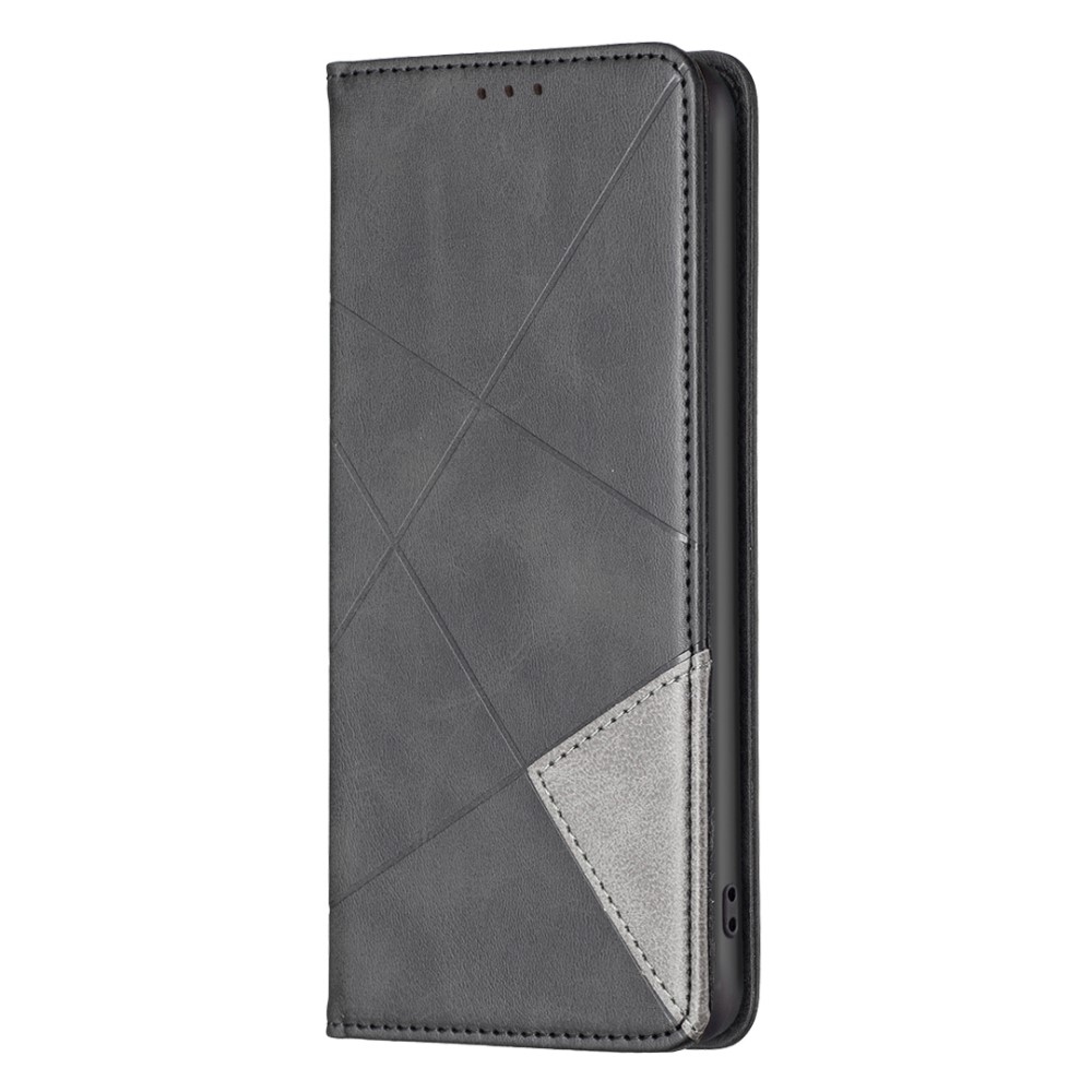 Triangle knižkové púzdro na Xiaomi Redmi Note 14 Pro - čierne