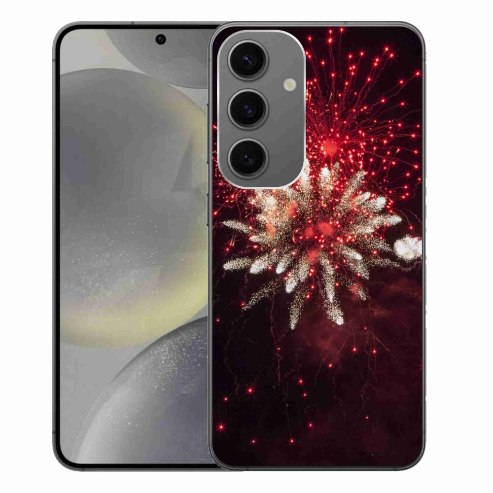 Gélový kryt mmCase na Samsung Galaxy S24+ - ohňostroj