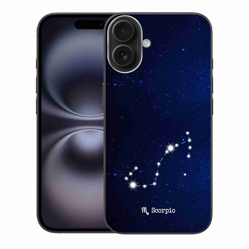 Gélový kryt mmCase na iPhone 16 Plus - súhvezdie Škorpióna