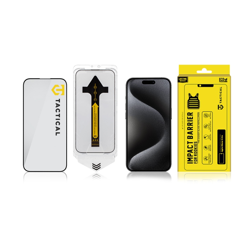Taktická nárazová bariéra pre nováčikov pre Apple iPhone 15 Pro